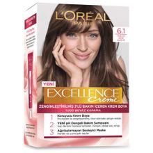 L'Oreal Paris Excellence Creme No: 6.1 Küllü Açık Kahve Saç Boyası