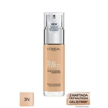 L'Oreal Paris Fondöten - True Match Foundation 3N Creamy Beige