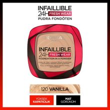 Loreal Paris Infaillible 24H Fresh Wear 120 Vanilla Pudra Fondöten