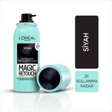 Loreal Paris Magic Retouch 1 Beyaz Kapatıcı Siyah Saç Spreyi