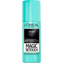 Loreal Paris Magic Retouch Beyazlar için Anında Kapatıcı Siyah 75 ml Saç Spreyi