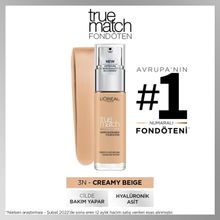 Loreal Paris Makeup True Match Bakım Yapan 3N Creamy Fondöten