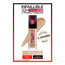 Loreal Paris No:125 Natural Infaillible 24 H Fondöten