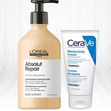 Loreal Professionnel Paris Serie Expert Absolut Repair 500 ml Şampuan + CeraVe 50 ml Nemlendirici Krem