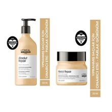 L'Oreal Professionnel Serie Expert Absolut Repair Onarıcı 500 ml Şampuan Serie Expert Absolut Repair Altın 500 ml Maske