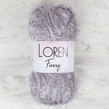 Loren 34045 RF006 Furry Gri El Örgü İpi