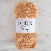 Loren 34061 RF0054 Furry Bej El Örgü İpi