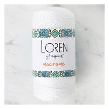 Loren 34324 RM002 Macrame Beyaz El Örgü İpi