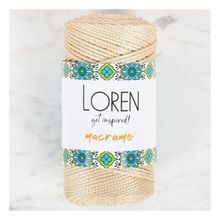 Loren 34326 RM036 Macrame Bej El Örgü İpi