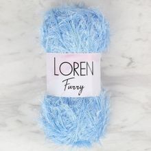 Loren Furry RF007 Bebe Mavisi El Örgü İpi