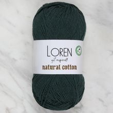 Loren Natural Cotton R073 Yeşil El Örgü İpi