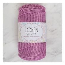 Loren Polyester Soft Macrame 34450 LM021 Gül Kurusu El Örgü İpi