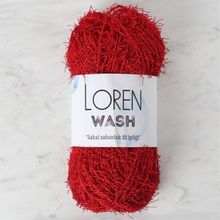 Loren R003 34027 Wash Kırmızı El Örgü İpi