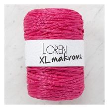 Loren R013 33713 XL Makrome Fuşya El Örgü İpi