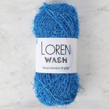 Loren R024 34016 Wash Koyu Mavi El Örgü İpi