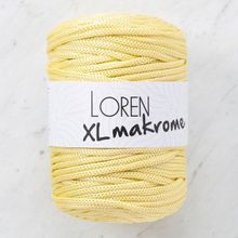 Loren R039 33704 XL Makrome Sarı El Örgü İpi