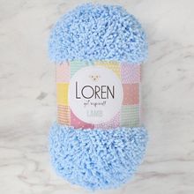 Loren R040 Lamb Bebe Mavi El Örgü İpi