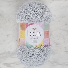 Loren R044 Lamb Açık Gri El Örgü İpi