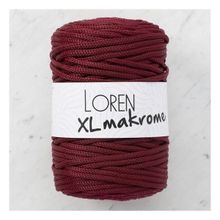Loren R049 33715 XL Makrome Bordo El Örgü İpi