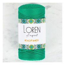 Loren RM0175 34339 Macrame Yeşil El Örgü İpi