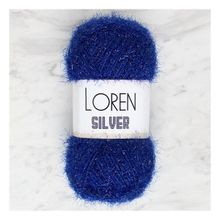 Loren RS0004 34092 Silver Saks Mavisi El Örgü İpi