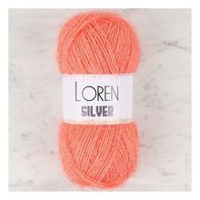 Loren RS0019 34084 Silver Turuncu El Örgü İpi