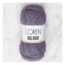 Loren RS0036 34098 Silver Antrasit El Örgü İpi
