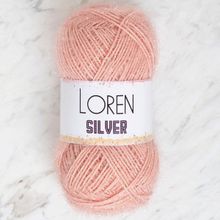 Loren RS0040 34079 Silver Pudra Pembe El Örgü İpi