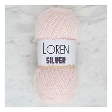 Loren RS0062 34072 Silver Toz Pembe El Örgü İpi
