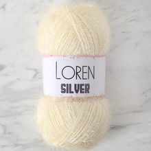 Loren RS0065 34071 Silver Krem El Örgü İpi