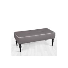Lorence Home TY9012 Gri Lungo Deri BenchGri Puf