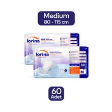 Lorina 60 Adet Medium Belbantlı Hasta Bezi