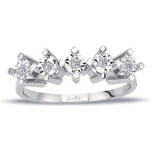 Lova 1020450 0,60 Karat Efektli Pırlanta Beştaş Yüzük