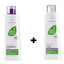 Lr 200 ml Aloe Vera Cilt Temizleme Sütü ve 200 ml Aloe Vera Tonik