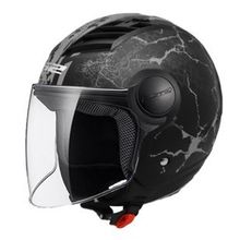 LS2 Airflow Siyah Kask Camı