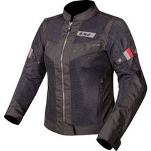LS2 Blade Air Siyah Kırmızı Kadın Mont