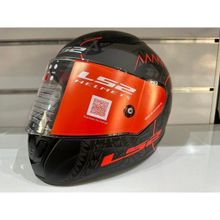 LS2 Rapid Takaroa Mat Siyah Kırmızı Kask
