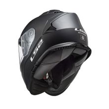 LS2 Storm 2 Full Face Siyah Gri Motosiklet Kaskı