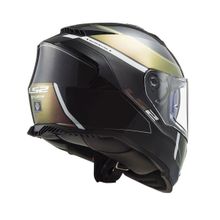 LS2 Storm 2 Velvet Full Face Siyah Gök Kuşağı Motosiklet Kaskı