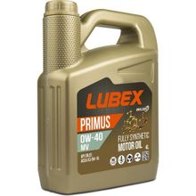 Lubex Primus Mv 0w-40 4 Lt Tam Sentetik Motor Yağı