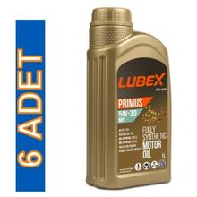 Lubex Primus MV 5W/30 LA 1 lt 6'lı Tam Sentetik Partiküllü Motor Yağı