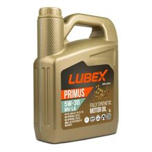 Lubex Primus MV 5W/30 LA 5 lt Tam Sentetik Partiküllü Motor Yağı