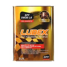 Lubex Primus PG-LA 5W-30 3.2 lt Partiküllü Motor Yağı