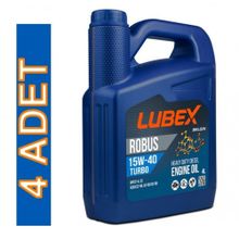 Lubex Robus Turbo 15w-40 4 lt 4'lü Dizel Mineral Motor Yağı