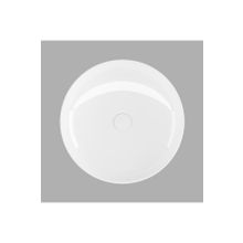 Lucco Lucente Beyaz 43 cm Tezgah Üstü Oval Lavabo