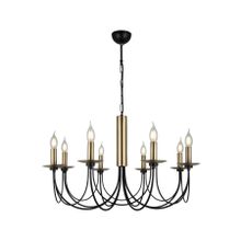 Lucea Dofa 8'li Eskitme Siyah Avize
