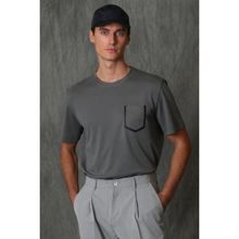 Lufian 111020169 Yeşil Sirius Modern Grafik Erkek T-Shirt