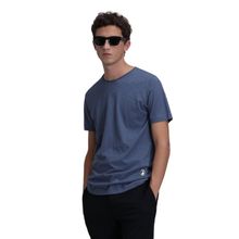 Lufian 111020203 Gece Mavisi Bisiklet Yaka Kısa Kollu Erkek T-shirt