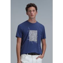 Lufian 111020205 Nally Saks Erkek T-shirt