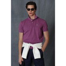 Lufian 111040120 Bordo Laon Spor Polo Yaka Erkek T-Shirt